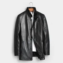 Мужская куртка из натуральной кожи, Корейская овчина, натуральная кожа, настоящая норковая шуба, мужская кожаная куртка Casaco 701 YY1037