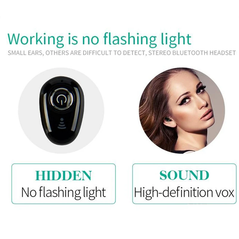 Мини беспроводные невидимые Bluetooth наушники Авто Стерео гарнитуры шумоподавление