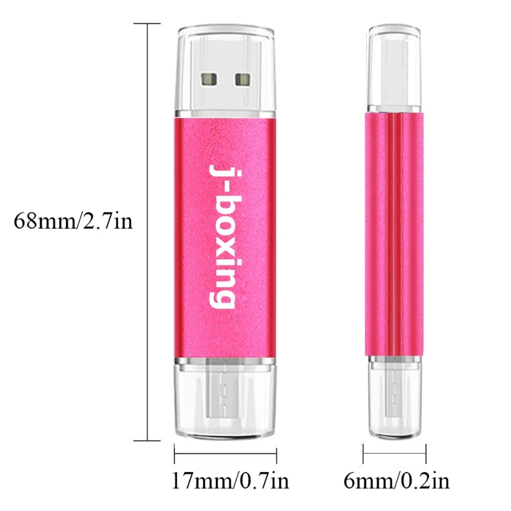 J-бокс OTG USB флеш-накопитель 64 ГБ 32 ГБ 16 ГБ Флешка USB 2,0 карта памяти 8 Гб USB для смартфонов/планшетов/ПК/Huewei/Xiaomi/LG