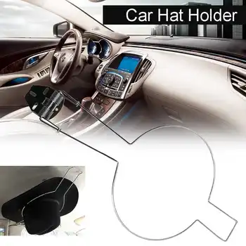 

1 Pcs Generally Motors Hat Holder Spring Steel Chrome Easy Installation Car Hat Rack Trucks Ships Auto Hat Bracket Protector