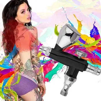 

Spray Gun Scale Model Salon Piston Air Compressor Biscuit Tattoo Tool Temporary F9Z6