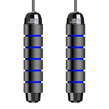 

Fitness Skipping Rope Steel Wire Bearing Slimming Jumping Rope Adjustable Tangling Resistant Rope Material