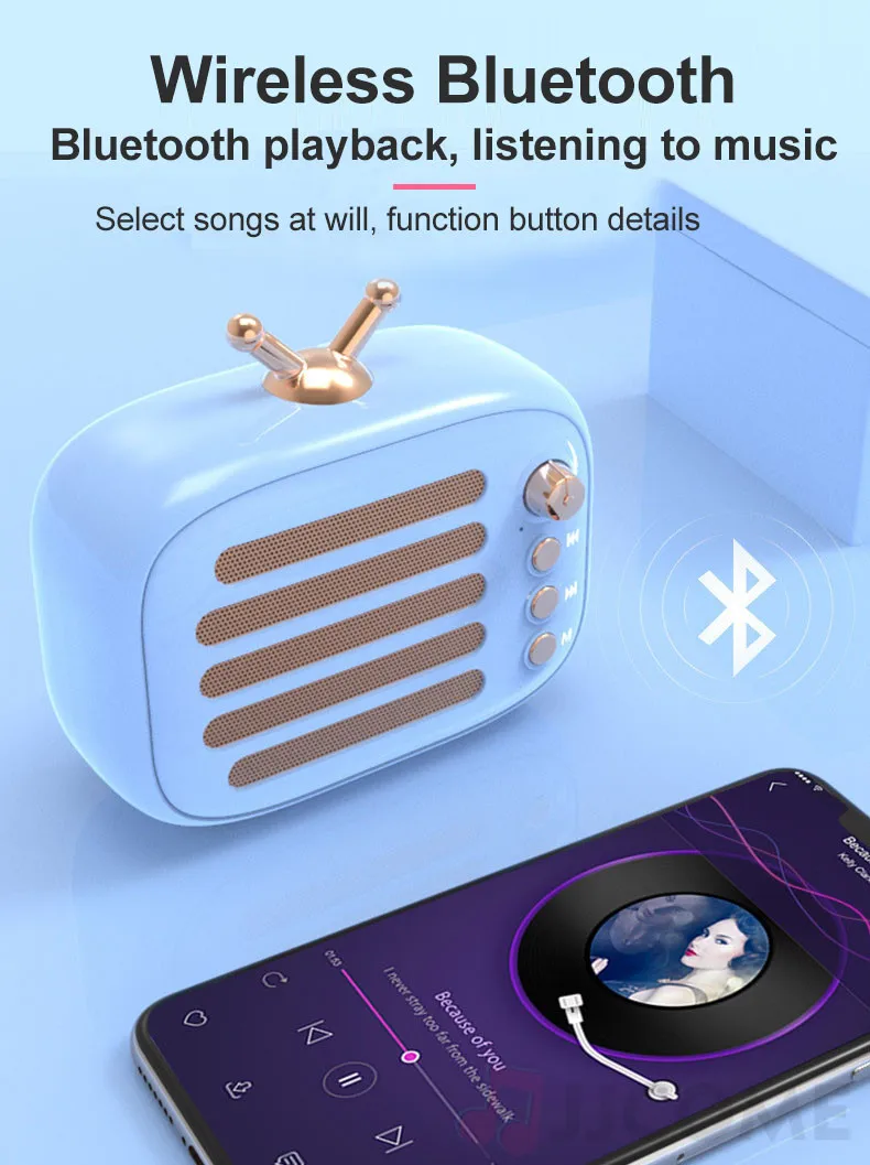 A18 Bluetooth Speaker Wireless Speaker Portable FM Radio MP3 Music 1800mAh 32GB TF Mini BT Phone Speaker Subwoofer Sound Box