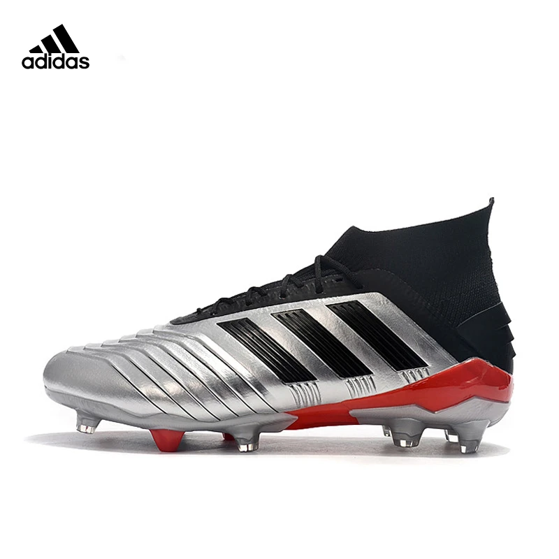 Adidas Predator 19 FG frenium impermeable superficie de punto de alta banda hombres botas de fútbol zapatos de fútbol|Calzado de fútbol| - AliExpress
