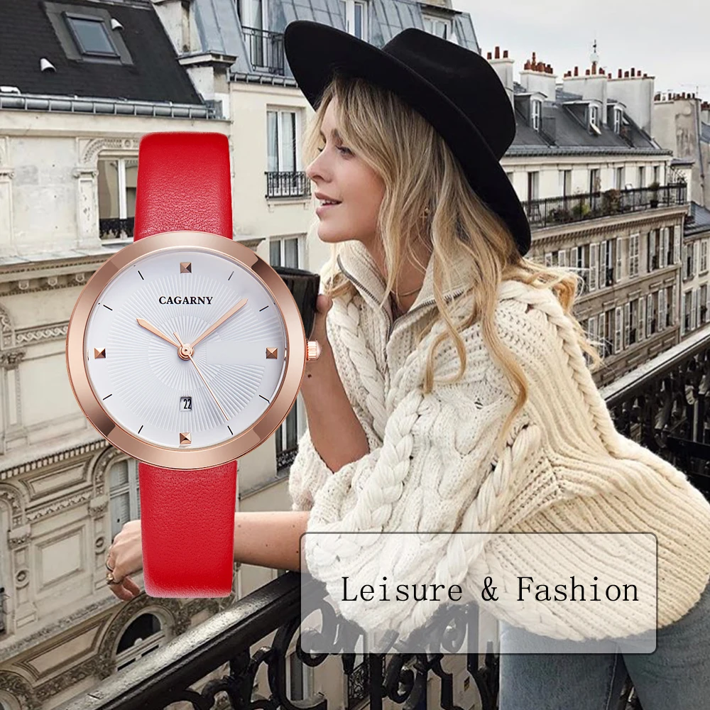 simple style ladies watches hot fashion women quartz watch female clock vogue leather strap rose gold case waterproof relogio feminino часы женские reloj mujer montre homme 2019 2020