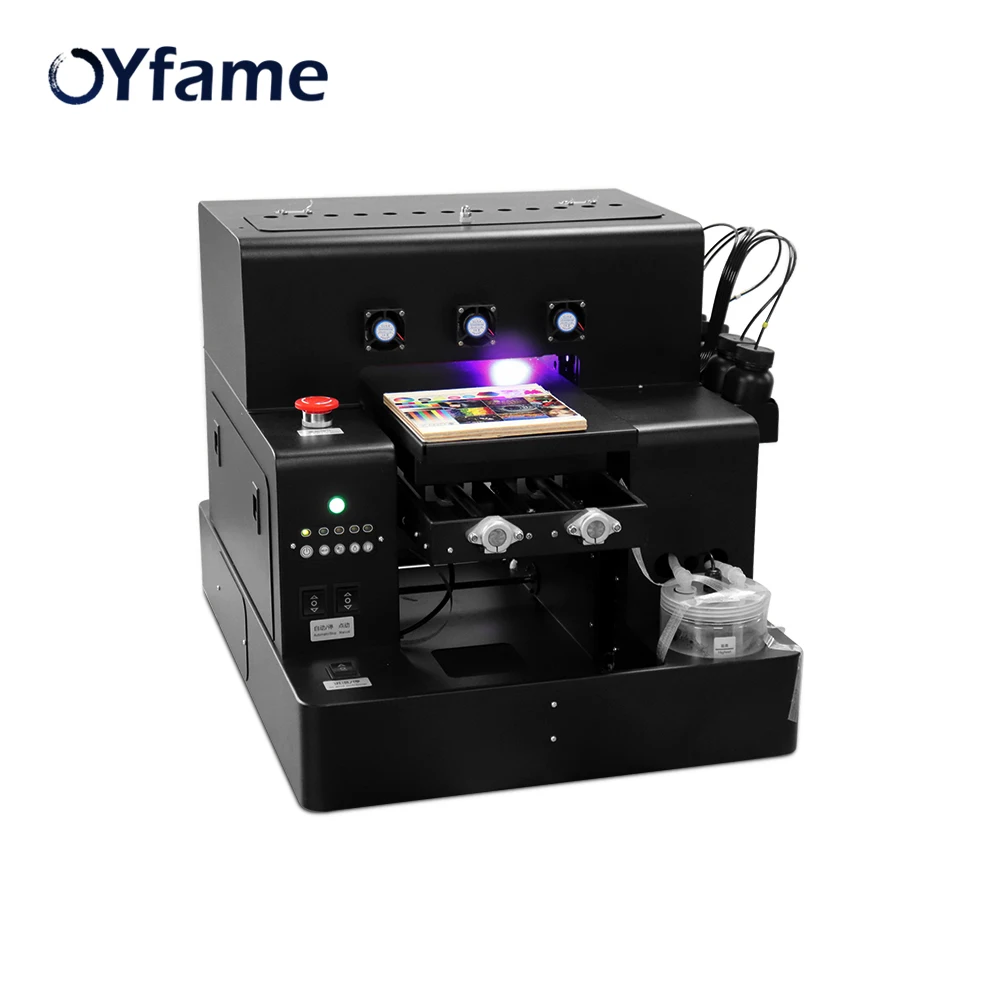 OYfame A4 УФ Flaltbed принтер для телефона чехол акрила дерева стекла ТПУ Epson L805