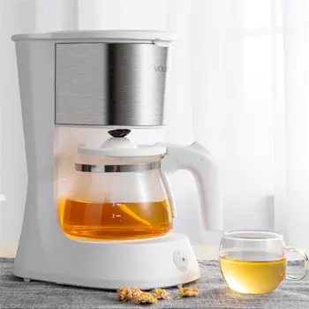 

YOULG 625ml Coffee Machine Espresso Maker With 652ml Glass Kettle Coffee Powder Filter Anti-Drip Insulation Teapot