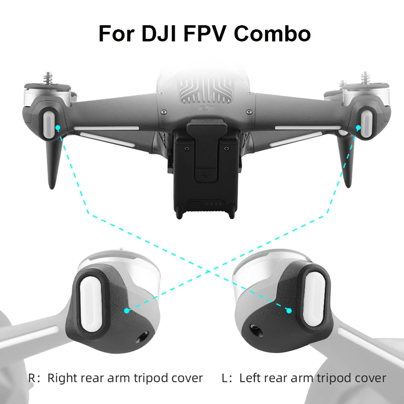 Оригинальная крышка для штатива задняя DJI FPV Combo шасси дрона ремонт задней крышки