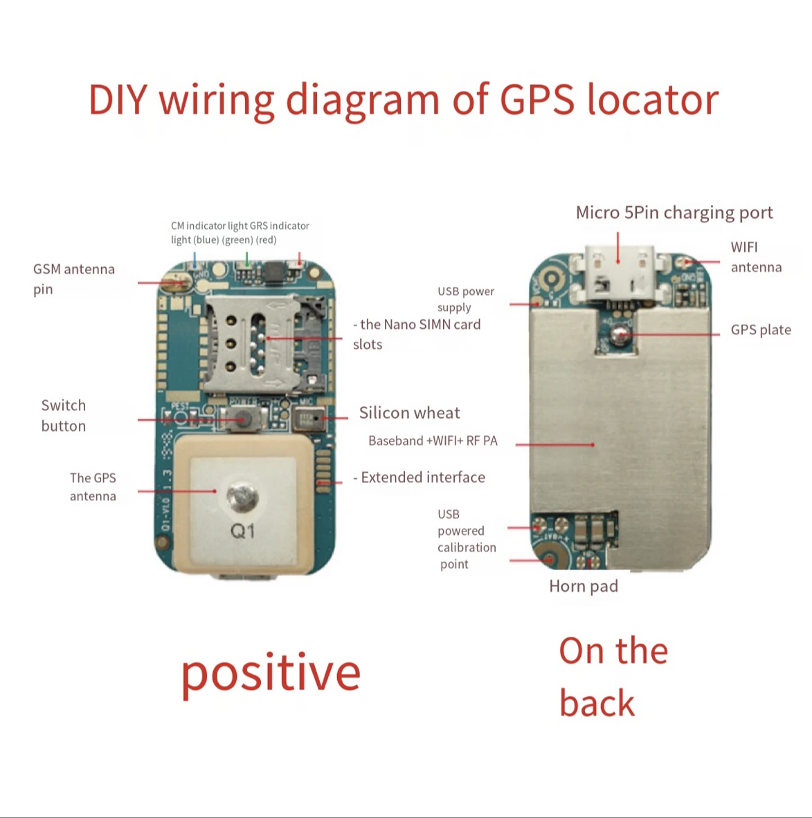 Tracking Device Mini GPS Long Standby Magnetic SOS Tracker Locator Device Voice Recorder Handheld Portable Car Mini GPS Trackers GPS Tracker Car Tracker