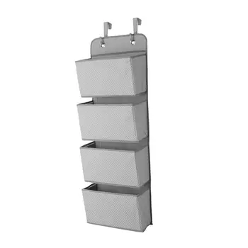 

Starsglowing Fabric Wardrobe Organiser 4 Compartments for Towels Underwear Socks Foldable #2O15