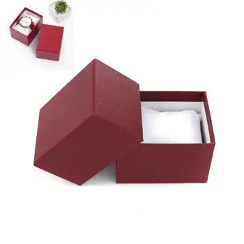 

8Seasons Vintage Paper Watch Bangles Jewelry Gift Boxes Rectangle Black/Blue/Red/Wine Red Jewelry 10cm x 7.6cm x 7cm , 1 Piece