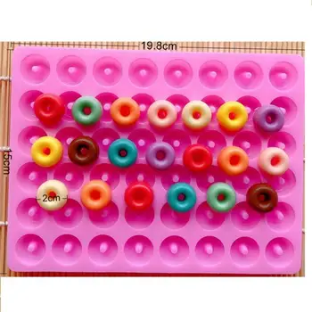 

48 Holes Mini Donut Silicone Mold Donut Bakeware Silicone Chocolate Mold Cake Decorating Jelly Baking Cakes Baking Molds