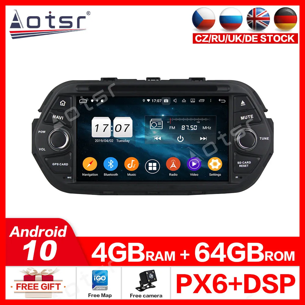 Witson Android 10 Car DVD GPS for FIAT Tipo Egea 2015-2017 1080P