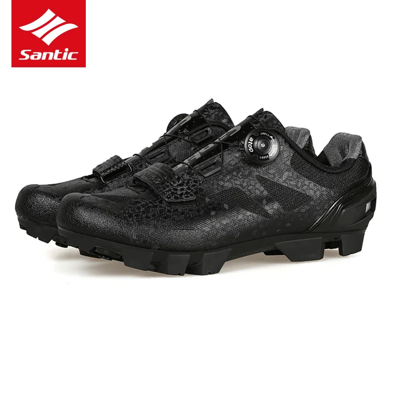 

Santic Cycling Shoes Mens Pro Team Mountain Bike Shoes Comfortable Self-locking MTB Bicycle Shoes Zapatillas Ciclismo MS17003R,H