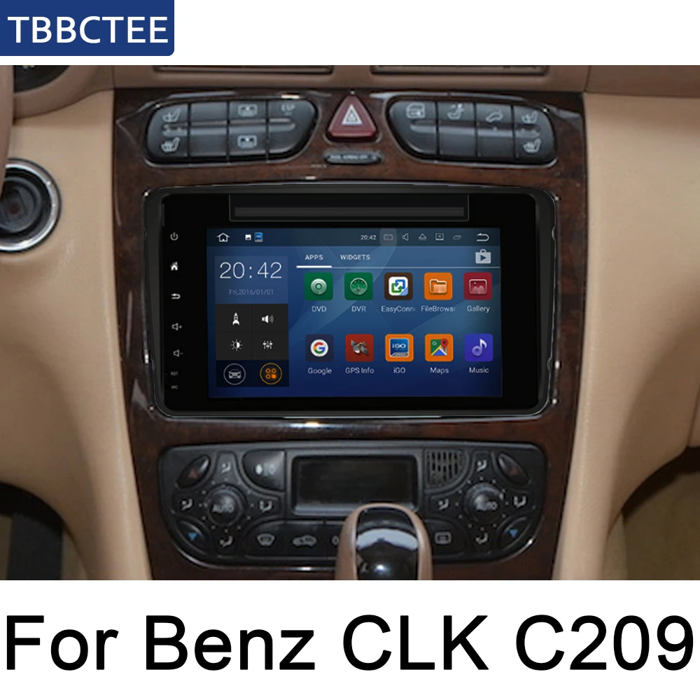 Для Mercedes Benz CLK C209 W209 1998~ 2005 NTG автомобильное мультимедиа андроид gps навигация dvd-плеер Радио стерео USB wifi HD экран