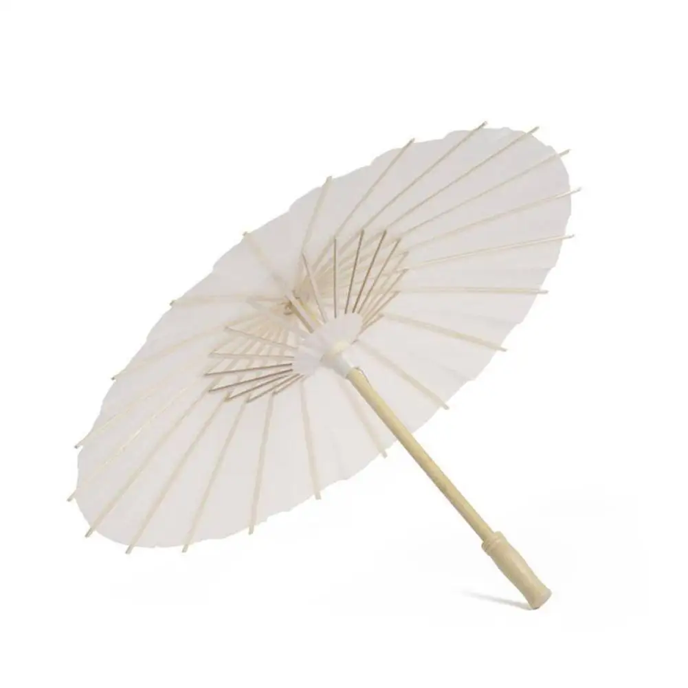 

New Chinese Vintage DIY Paper Umbrella Photo Shoot Parasol Dance Props Oil Paper Umbrella