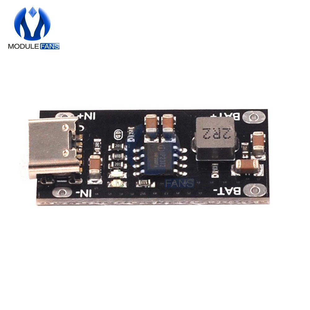 Type C USB вход высокий ток 3A полимерный тернарный литиевый аккумулятор быстрая зарядка плата IP2312 CC/CV режим 5 В до 4,2 в 4,35 в