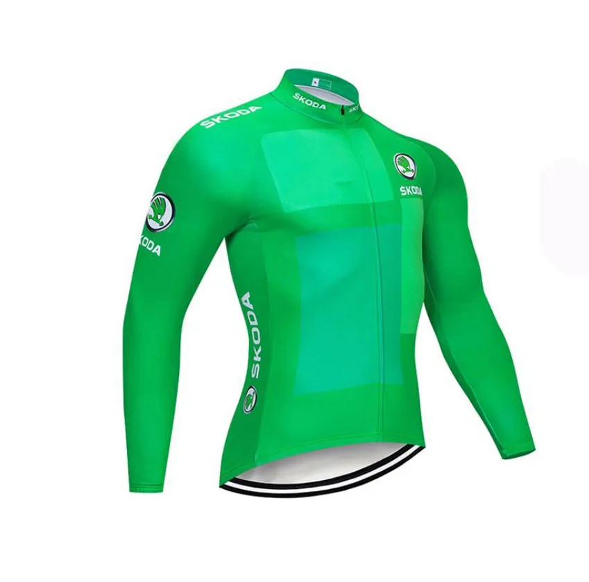 Maillot профессиональный костюм для велосипедистов Тур де Франс Зима Велоспорт Джерси длинный рукав Майо hombre mtb цикл bicicleta maillot ciclismo