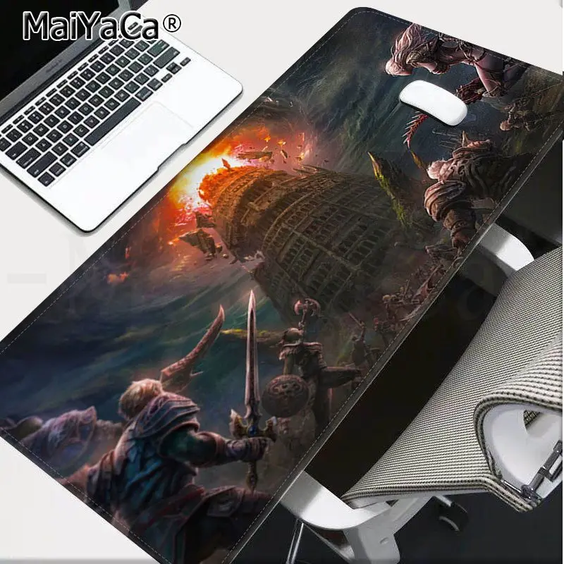Lock Edge 30x80cm MaiYaCa в запасе большой коврик для мыши lineage 2 PC компьютерный коврик резиновый PC компьютерный игровой коврик для мыши - Цвет: Lock Edge 30x80cm