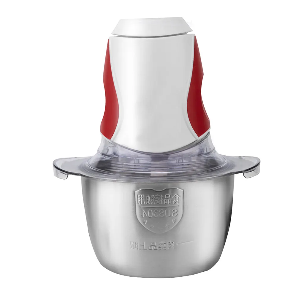  1.5L Meat Chopper Stainless Steel Multi-function Automatic Electric Household Food Vegetable Grinde - 4000402833878