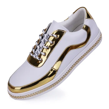 

Spring Casual Adult Footwear Lace Up Sneakers For Men Luxury Brand Casual Shoes Male White Mens Fashion Casual Sneakers