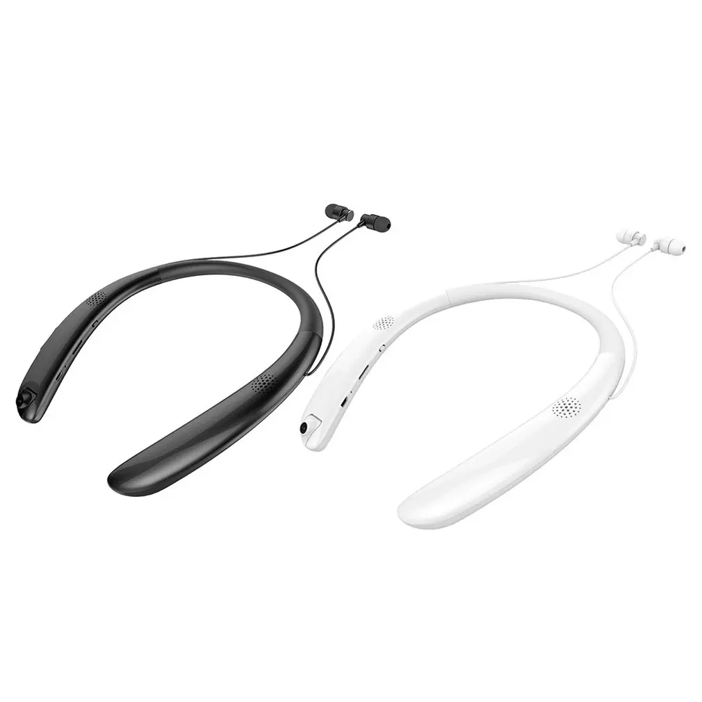 V9 Sports Wireless Headphones Magnetic External Dual-Use Neck-Mounted Stereo Hanging Neck Wireless Headphones