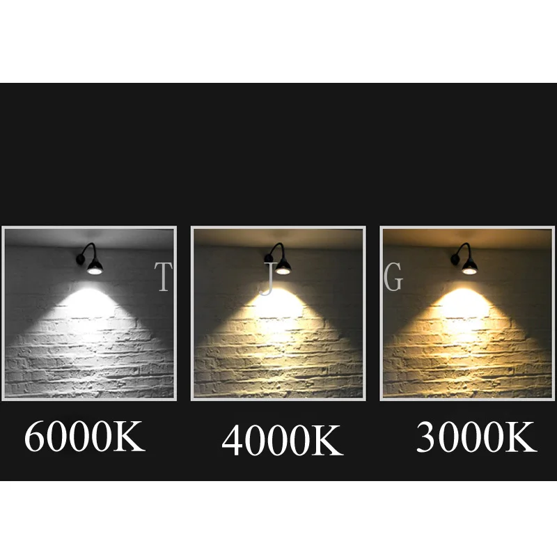 LED 벽 조명 5W 7W 침실 조명 룸 램프 침대 옆 독서 현대 책 조명, 알루미늄 LED 돌출 거울 빛 AC220V