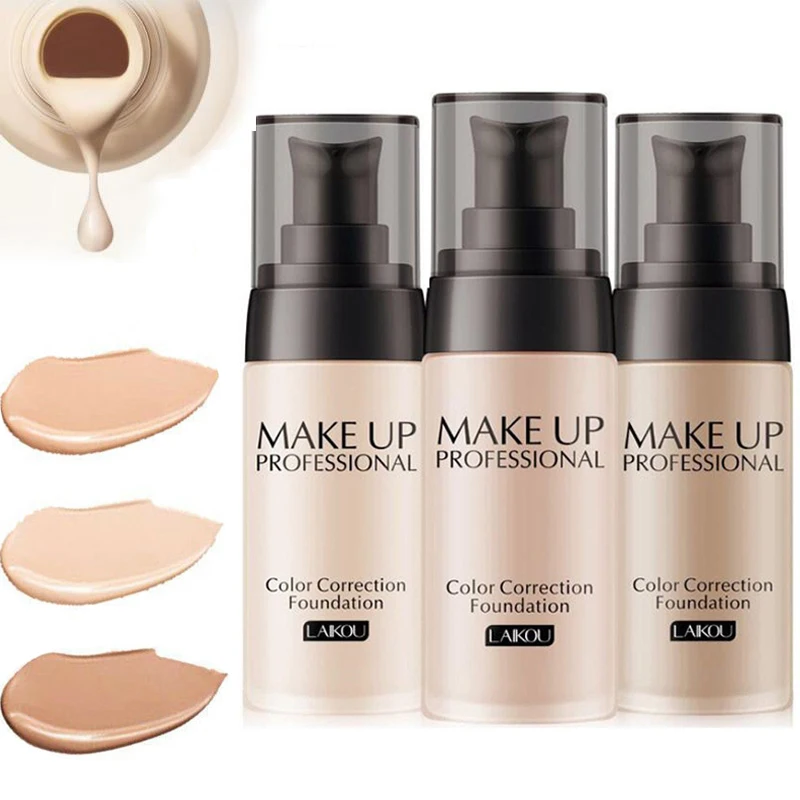 

Face Makeup Liquid Foundation Base Primer BB Cream Oil-control Whitening Waterproof Concealer Full Coverage Foundation Maquiagem