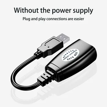 

Extension Extender Adapter USB 2.0 For Male & Female Up To 150ft Using CAT5/CAT5E/6 RJ45 Lan Network Ethernet Repeater Cable