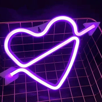 

Led Neon Light Colorful Neon Sign for Room Home Party Wedding Christmas Decoration Xmas Gift Neon Lamp Window Table Lamp