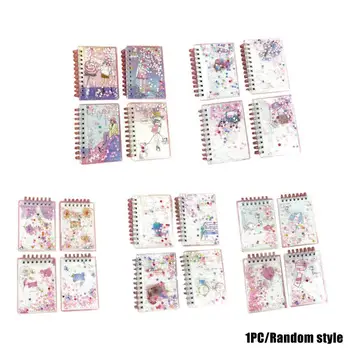 

1pc Creative Portable Loose-leaf Hand Book Color Stars Notes Tools Student Notepad Culture Supplies Glitter Education Offic Q9Z2