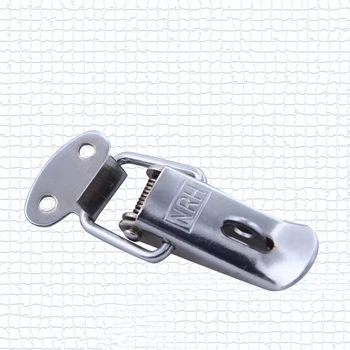 

Free Shipping Metal Hasp Iron Air Box Fastener Lock Catch Case Hanging Toolbox Woodenbox DIY Hardware House Clasp Spring Buckle