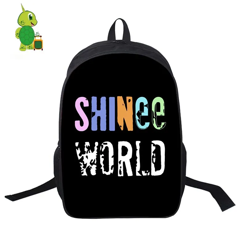 Мир SHINee Jonghyun/Taemin рюкзак для женщин и мужчин повседневный рюкзак для ноутбука для подростков рюкзак для студентов вентиляторы дорожные сумки