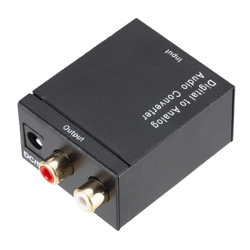 Цифровой оптический SPDIF Toslink коаксиальный сигнал в аналоговый преобразователь стерео аудио DAC Jack 2* усилитель RCA декодер адаптер