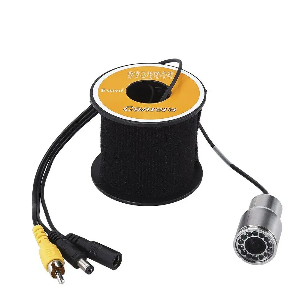 

Spare Stainless Steel Underwater fishing camera with 15M/30M/50M Cable 12pcs white or infrared led for ice fishing