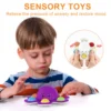 1PCS New Anti Stress Push Bubble Fidget Spinner Face-Changing Sensory Toy Push popete Spiner Stress Relief Fidget Toys For Kids 3