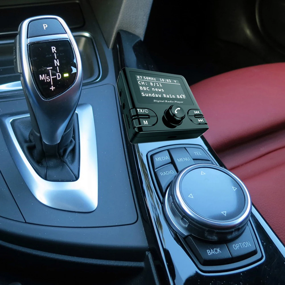 Универсальный Bluetooth Автомобильный DAB+ радио приемник fm-передатчик адаптер с антенной