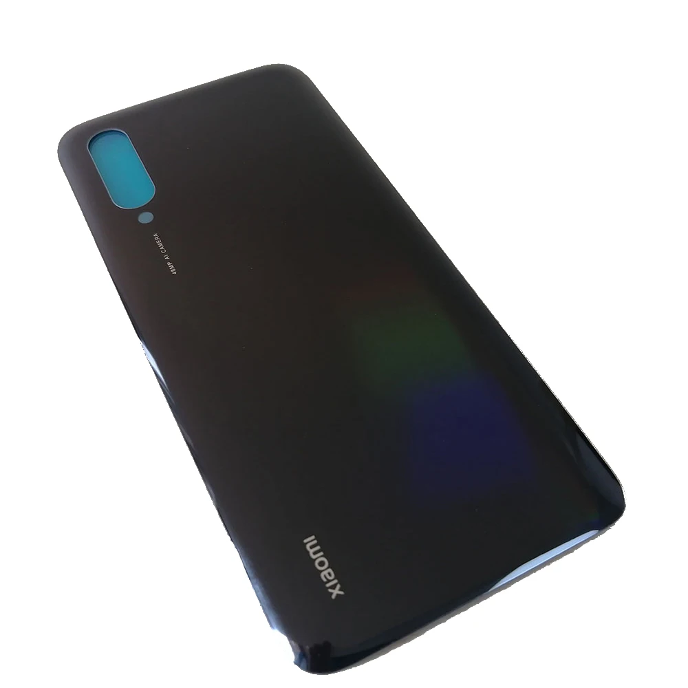 Для xiaomi mi CC9 A3 крышка батареи Стекло задний Чехол для xiaomi cc9 mi CC9 mi CC9 Корпус Запасные части - Цвет: Черный