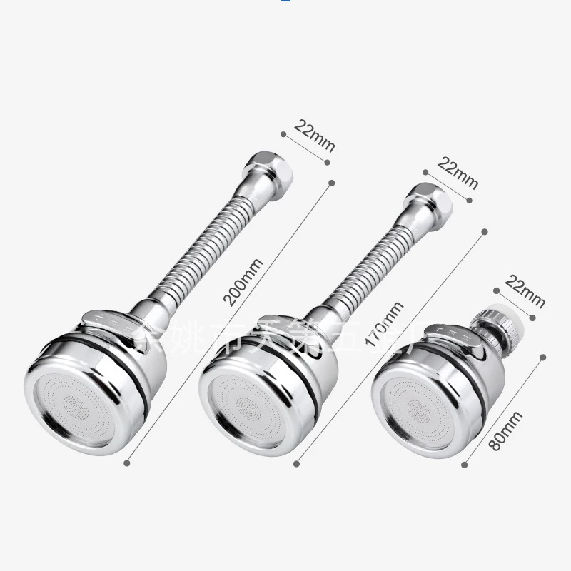 High Pressure Kitchen Faucet Extender Rotatable Faucet Aerator Water Saving Tap Nozzle Adapter Bathroom Sink Accessories 6