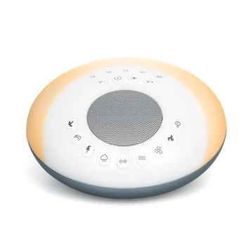

White Noise Sound Machine Earphone Nightlight 9 Soothing Sounds 5 Timers Rechargeable for Adult Baby Sleep Machine