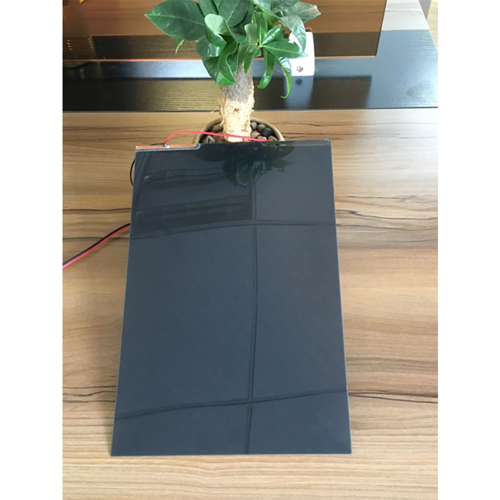 Sunice 2pcs A4 Sample PDLC Switchable smart film Electrochromic Film Switchable Glass Vinyl Privacy glass decor 210mmx297mm