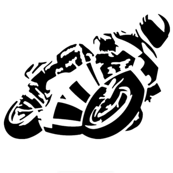 

Dawasaru Biker on Board Car Sticker Sunscreen Cover Scratch Decal Laptop Motorcycle Auto Decoration Accessories PVC,20cm*15cm