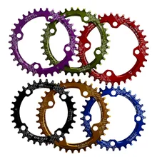 Круглые пластины с отрицательным зубом, с мягким хвостом, для горного велосипеда, однодисковый ya pan pian, алюминиевый сплав 7075, предотвращающий падение