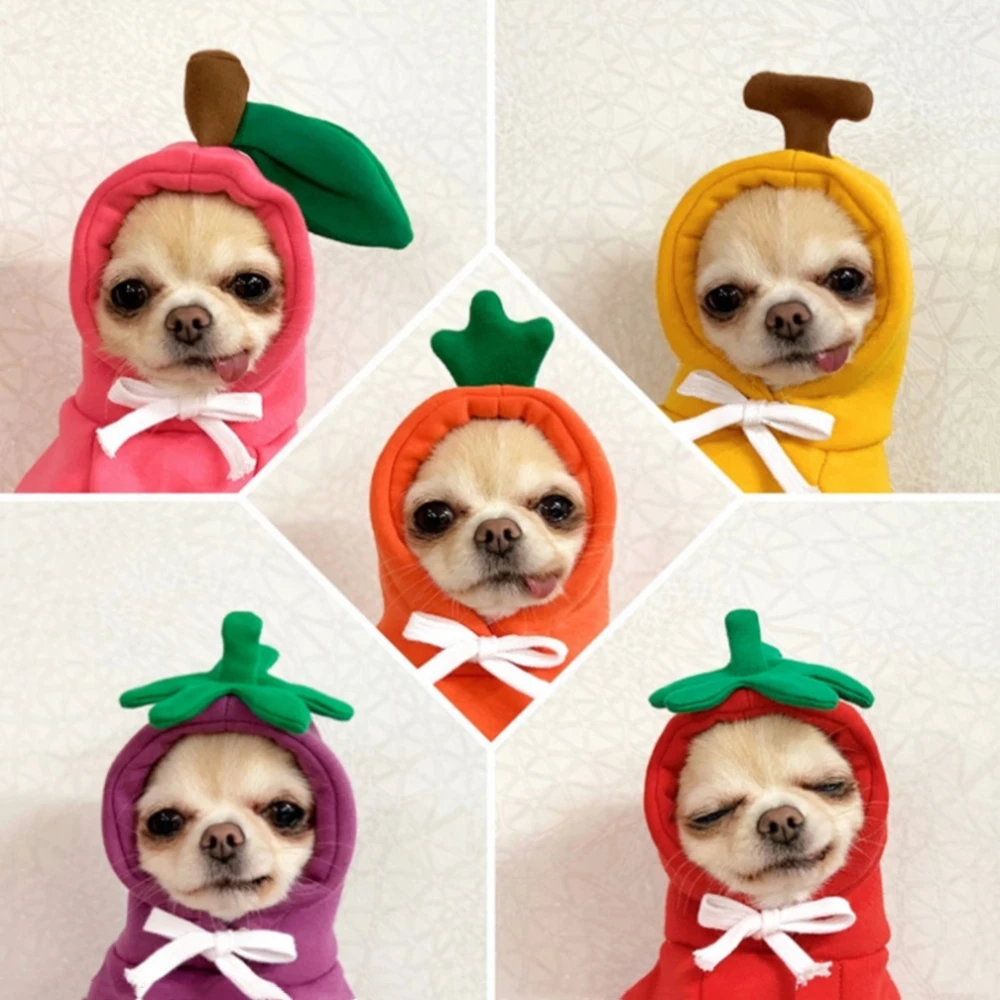 犬のフルーツゲームのコスチューム 楽しい服 チワワ パグ クリスマス ハロウィーン 猫 冬の服 Aliexpress Home Garden