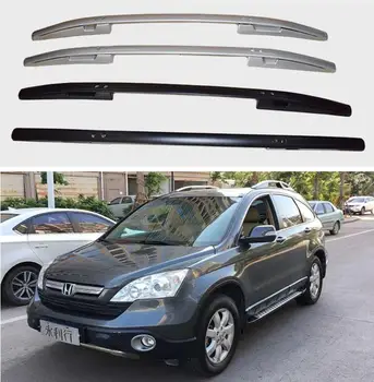 

Aluminum Alloy Top Roof Rack Rail Luggage Cross bar For Honda CRV CR-V 2007 2008 2009 2010 2011 (Black Silver)