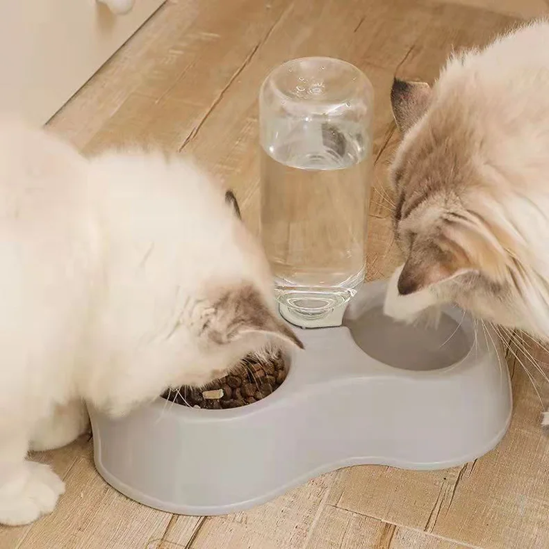 Non-Slip Pet Dogs Cats Double Bowls Food Water Feeder Dispenser For Dogs cat Drinking Bowl For Cats Feeder pet Product Supplies Non-Slip Pet Dogs Cats Double Bowls Food Water Feeder Dispenser For Dogs cat Drinking Bowl For Cats Feeder pet Product Supplies