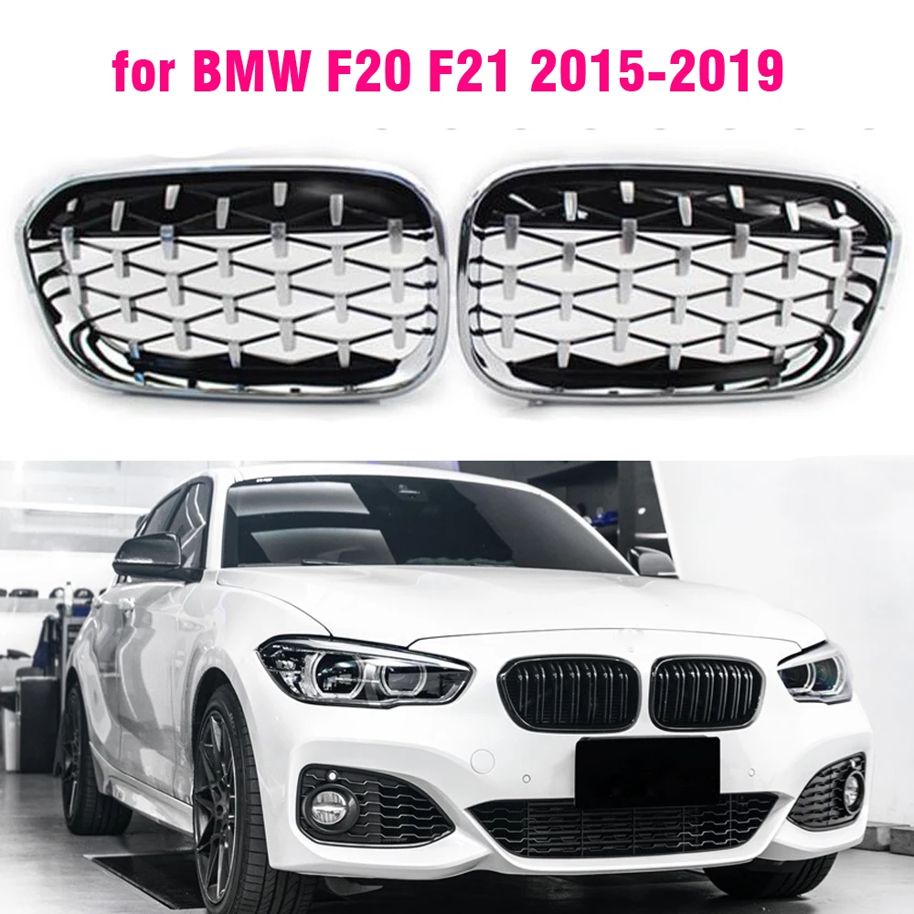 Diamond style fashion Front Grill for BMW F20 F21 2015-2019 118i 120i ...
