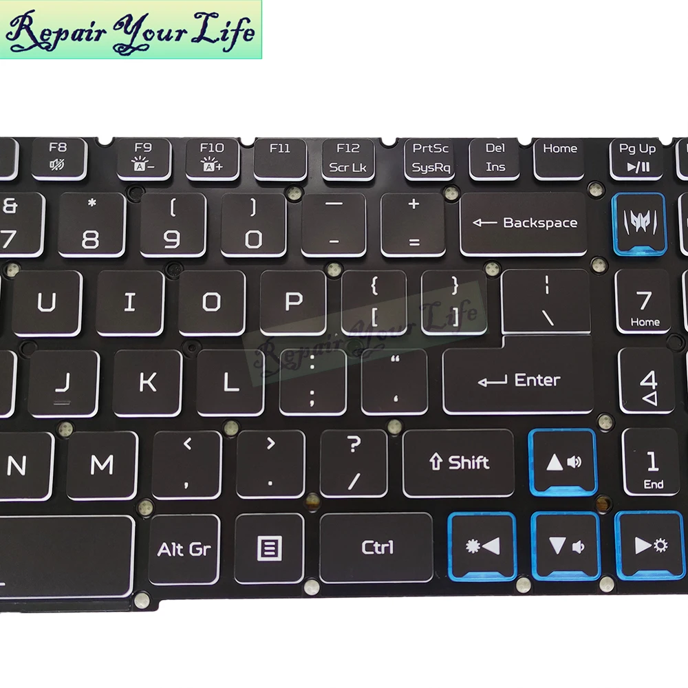 Teclado Retroiluminado Pt-br Brasil Nós para Acer Nitro An5155443 An517-51 52 An715-51 Lg5p-p90brl - Imagem 3