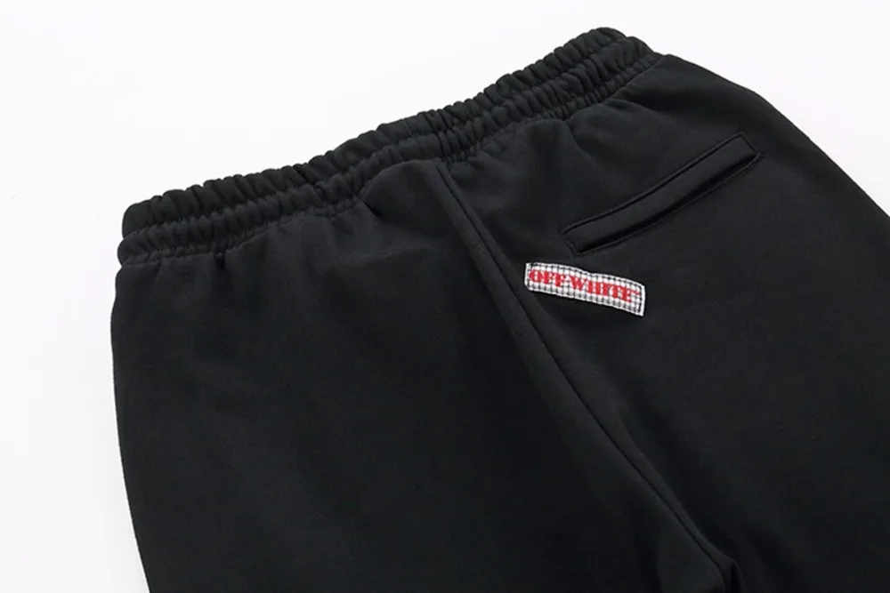 OFF-WHITE Звездные фейерверки брюки свободные мужские повседневные брюки для пары ow брызги чернил граффити улица хип хоп