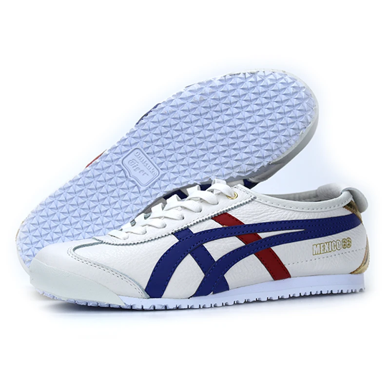 Onitsuka Tiger унисекс, Мехико 66, спортивная обувь для мужчин, стиль жизни, женская обувь для скейтбординга, D5V2L-9094, черный цвет